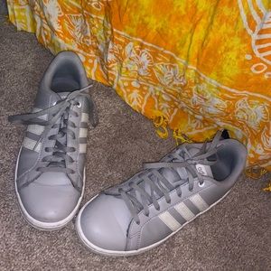 Grey adidas shoes